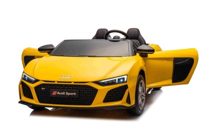 Wielki Audi Spyder R8 LIFT STRONG bezszczotkowy silnik 200W 24V 14Ah Żółty