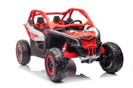 Pojazd Buggy CAN-AM Maverick 3 Turbo RR Czerwony 4x200 24V DK-CA001