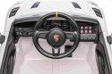 Autko na akumulator Porsche 718 Biały + Pilot MP3 światła pasy