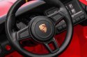 Autko na akumulator Porsche 718 Czerwony + Pilot MP3 światła pasy