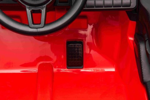 Autko na akumulator Porsche 718 Czerwony + Dotykowy EKRAN MP4Pilot MP3 światła pasy