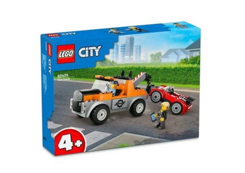 Klocki LEGO CITY Samochód Pomocy Drogowej 101 Elementów 60435