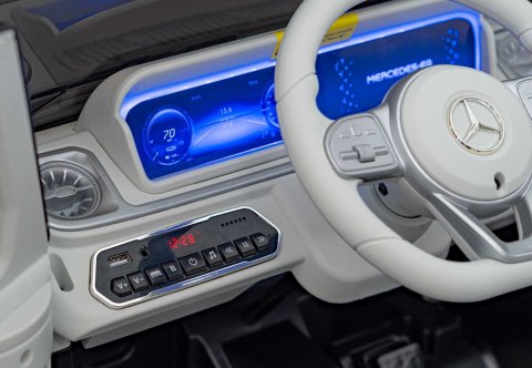 Autko na akumulator Mercedes Benz EQG Czarny 4x4 12V9Ah