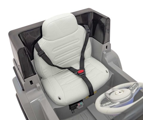 Autko na akumulator Mercedes Benz EQG Srebrny 4x4 12V9Ah