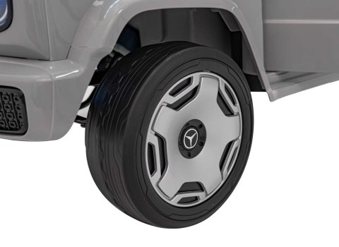 Autko na akumulator Mercedes Benz EQG Srebrny 4x4 12V9Ah