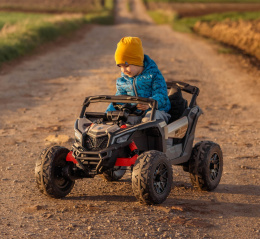 Auto Na Akumulator Buggy Can-am MAVERICK 2x200W 24V DK-CA003 Khaki