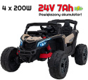 Auto Na Akumulator Buggy Can-am MAVERICK 4x200W 24V DK-CA003 Khaki