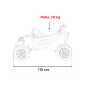 Auto Na Akumulator Buggy Can-am MAVERICK 4x200W 24V DK-CA003 Pomarańczowy