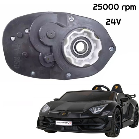 Silnik z przekładnią do Lamborghini SVJ DRIFt 24V 25000 rpm