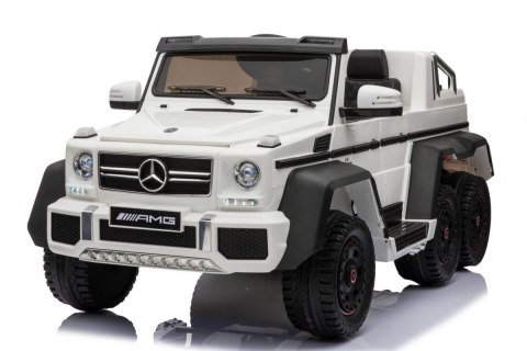 Pojazd Mercedes G63 6x6 Biały