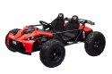 Wielkie BUGGY 2os. GENERAL do 150KG gokart do 25km/h Czerwony