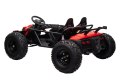 Wielkie BUGGY 2os. GENERAL do 150KG gokart do 25km/h Czerwony