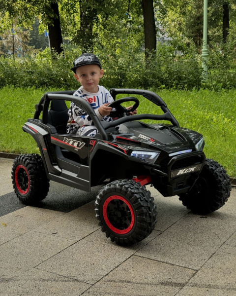 Autko na akumulator Buggy 4x4 KCK Czarny + POWIĘKSZONY AKUMULATOR 24V 9Ah