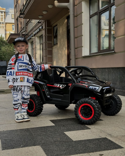 Autko na akumulator Buggy 4x4 KCK Czarny + POWIĘKSZONY AKUMULATOR 24V 9Ah