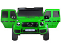 Auto na akumulator Mercedes Benz G63 AMG GIGANT XXL + PANEL MP4 4x200W 24V Zielony LAKIER MAT