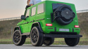 Auto na akumulator Mercedes Benz G63 AMG GIGANT XXL + PANEL MP4 4x200W 24V Zielony LAKIER MAT