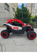 Auto na akumulator Buggy SR SUPER 66 24V 4x4 Czerwony