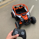 Auto na akumulator Buggy SR SUPER 66 24V 4x4 Pomarańczowy