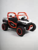 Auto na akumulator Farmer Truck UTV Racing 24V 4x75W + KIPER Biały