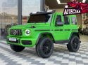 Auto na akumulator Mercedes Benz G63 AMG GIGANT XXL + PANEL MP4 4x200W 24V Zielony LAKIER MAT