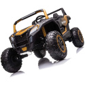 Zestaw Przyczepa + MEGA Buggy ATV Racing 4x4 ZLOTY 24V 21Ah