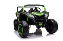 ZESTAW Przyczepa + MEGA Buggy ATV Racing 4x4 Zielony 24V 21Ah