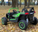 ZESTAW Przyczepa + MEGA Buggy ATV Racing 4x4 Zielony 24V 21Ah