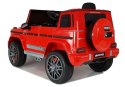 Auto na Akumulator Mercedes G63 4x4 Czerwony - USZKODZONY ZDERZAK