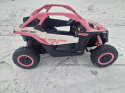 Pojazd Buggy CAN-AM Maverick Turbo RR 4x200W 2x24V10Ah Różowy