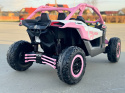 Pojazd Buggy CAN-AM Maverick Turbo RR 4x200W 2x24V10Ah Różowy