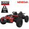 Wielkie BUGGY 2os. GENERAL do 150KG gokart do 25km/h Czerwony