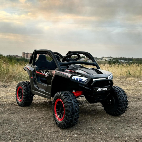 Autko na akumulator Buggy 4x4 KCK Czarny + POWIĘKSZONY AKUMULATOR 24V 9Ah