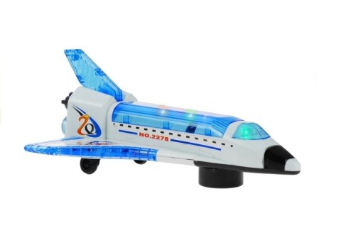 Duży Samolot Odrzutowiec Światło Dźwięk Jeździ