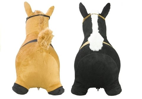 Konik Osiołek do skakania Skoczek Welur 3 kolory