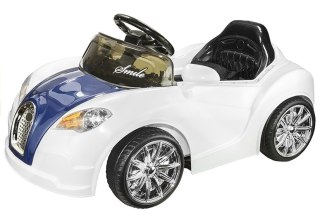 Auto na akumulator Bugati Białe