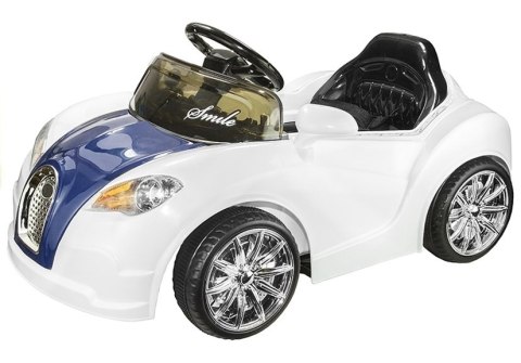 Auto na akumulator Bugati Białe