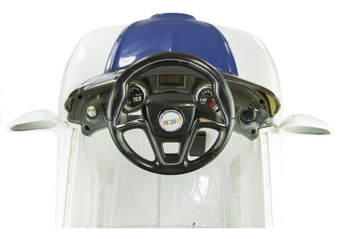 Auto na akumulator Bugati Białe