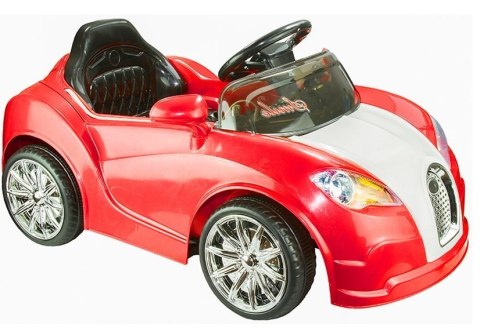 Auto na akumulator Bugati Czerwone