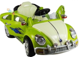 Auto na akumulator Garbus Zielony