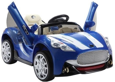 Auto na akumulator JE108B uchylane drzwi Niebieskie