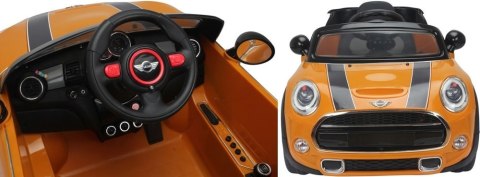 Auto na akumulator MINI S Pomarańczowe