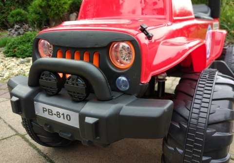 Jeździk na Akumulator z Pchaczem PB810 Czerwony