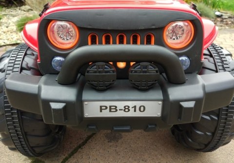 Jeździk na Akumulator z Pchaczem PB810 Czerwony