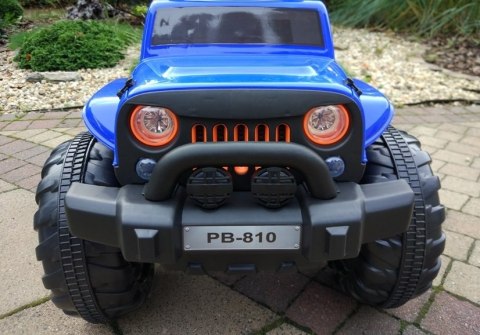 Jeździk na Akumulator z Pchaczem PB810 Niebieski