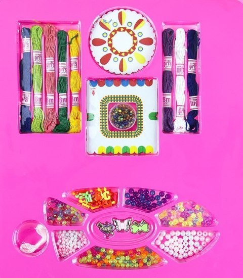 Zestaw Koralików Mulina Zawieszki Biżuteria 2w1