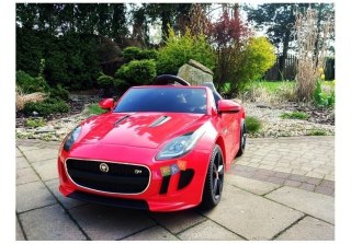 Auto Na Akumulator Jaguar F Type Czerwony