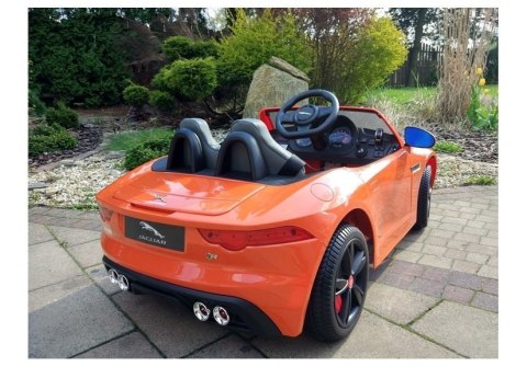 Auto Na Akumulator Jaguar F-type Pomarańczowy