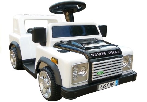 Auto Na Akumulator Land Rover 6V Biały