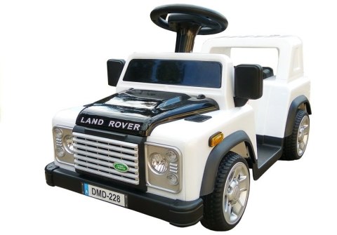 Auto Na Akumulator Land Rover 6V Biały
