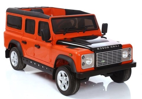Auto Na Akumulator Land Rover Pomarańczowy